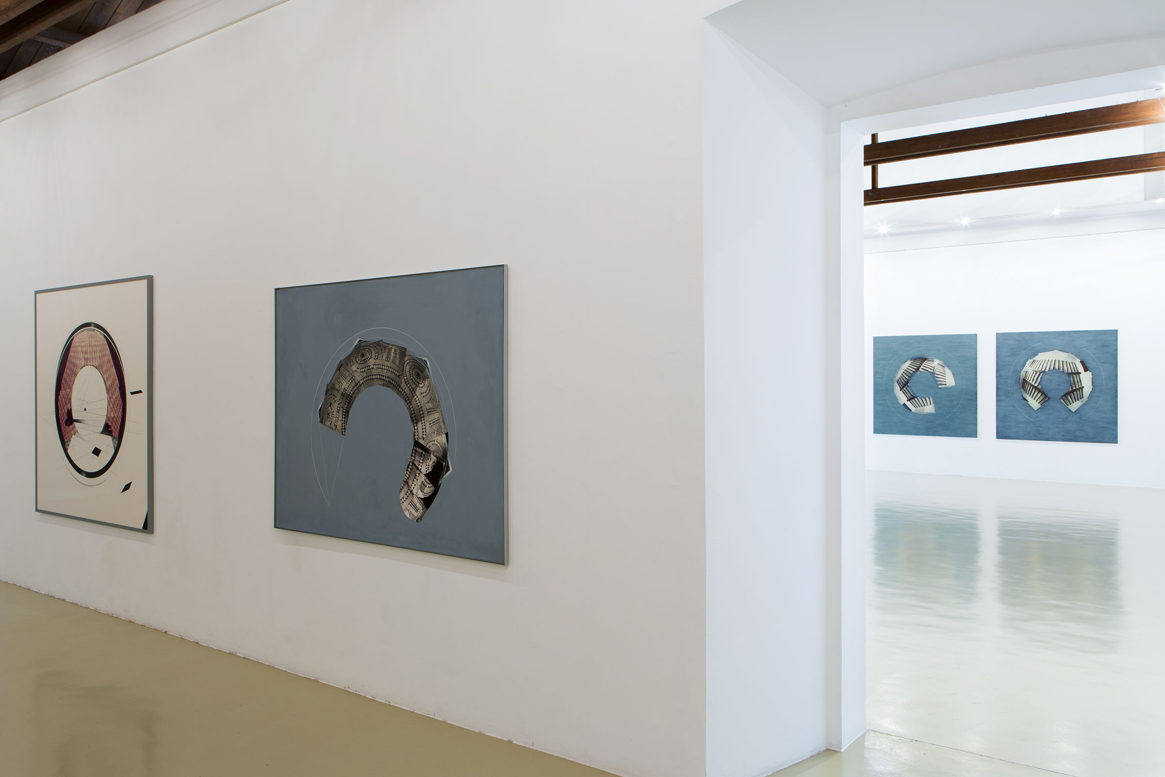 Jan Dibbets, Self-portrait as Photographer, 1981, Spoleto Floor, 1981